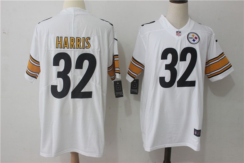 Men Pittsburgh Steelers #32 Harris White Nike Vapor Untouchable Limited NFL Jerseys->->NFL Jersey